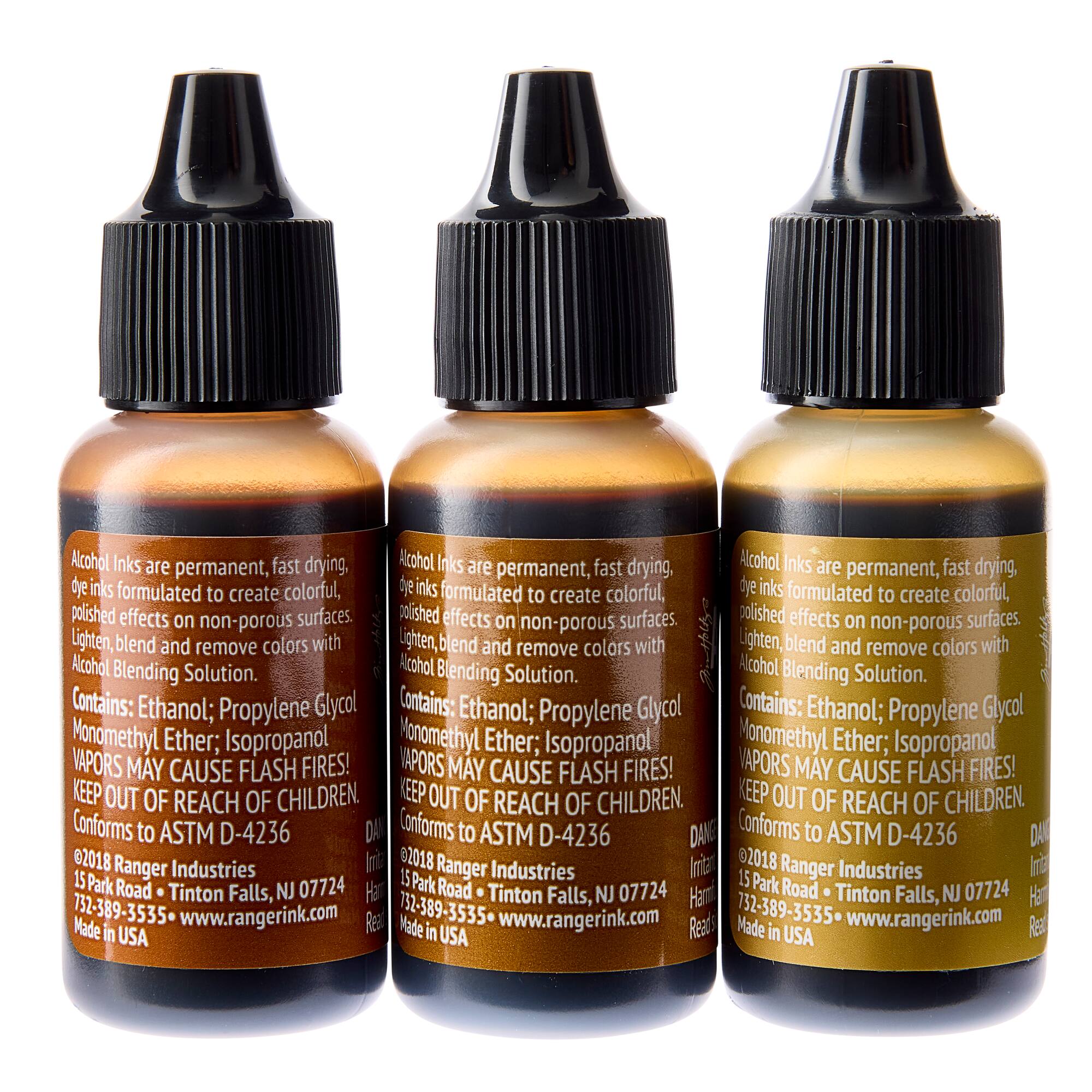 6 Packs: 3 ct. (18 total) Tim Holtz® Alcohol Ink Set, Cabin Cupboard